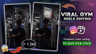 How to Make Gym Reels Instagram  Gym Reels Video Editing  Mandy Edits Gym Reels Editing [upl. by Iridissa132]