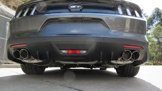 ROUSH Quad Tip Exhaust Sound Modes by Mustang Motorsport Australia [upl. by Zebaj]