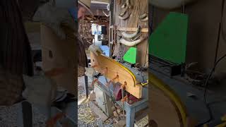 Bending recurve with wallpaper steamer novembersouth woodworking selfbow recurvebow bowandarrow [upl. by Kurtis42]