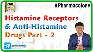 Pharmacology of Histamine  Histamine receptors and Antihistamine Drugs  Part 2 [upl. by Granville]