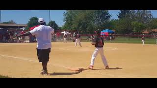 RHINO NORTH 8U VS NAPERVILLE RENEGADES 8U highlights [upl. by Refennej784]