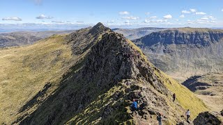 Helvellyn via Striding Edge  7th April 2023 [upl. by Ysac]