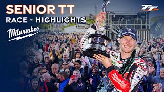 Milwaukee Senior TT  Highlights  2024 Isle of Man TT Races [upl. by Ayrb]