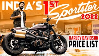 TheYoungHarley Indias 1st Sportster S 😎 2022 Latest All Harley Davidson Bike Price List India 🏍️ [upl. by Ernesta641]