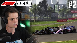 NEK AAN NEK MET RIVAAL IN AUSTRALIË  F1 2019 Career Mode 2 [upl. by Edmondo]