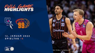 Telekom Baskets Bonn vs NINERS Chemnitz  Full Game Highlights  Spieltag 16 Saison 2324 [upl. by Lenzi]