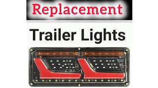 Trailer Lights Replacement DIY easy steps [upl. by Nicolle]