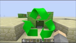 Minecraft Recycling Sorting Machine [upl. by Marder80]