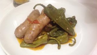 Salsiccia Peperoni Friggitielli o Friarielli e Birra in Padella [upl. by Sumner]