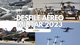 Desfile Aéreo Militar 2023 próximo 16 de septiembre México [upl. by Czarra]