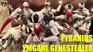 McFarlane Warhammer 40k Ymgarl Genestealer Tyranids Aliens Army Building Action Figure Review [upl. by Dermott]