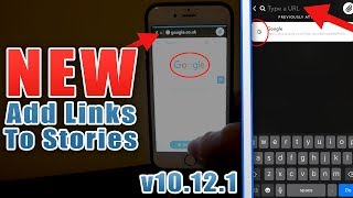 How To Add Links URLs To Snapchat Stories In Snapchat  Snapchat NEW Update  Snapchat v10120 [upl. by Dalli]