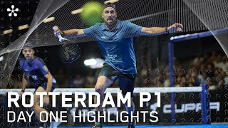 Rotterdam Premier Padel P1 Highlights day 1 men [upl. by Bobbye]