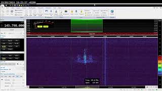 VHFHAM 145800 MHz  OR4ISS  ARISS contact with a school in Niepołomice Poland Sep 19 2024 [upl. by Aitnohs316]