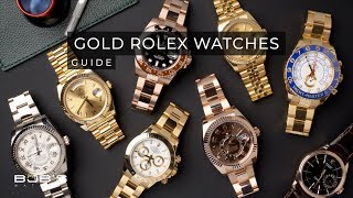 Gold Rolex Watches  Ultimate Buying Guide [upl. by Isdnil335]