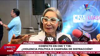 Conflicto en CNE y TJE ¿Violencia política o estrategia de distracción [upl. by Jaella]