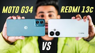 Motorola G34 5G vs Redmi 13C 5G  Best phone under Rs 10000 [upl. by Letsirk91]