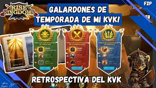 Galardones y retrospectiva de la temporada  Kills del kvk 2429 vs 187522681166  Rise of Kingdoms [upl. by Bashuk]