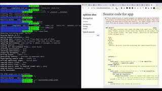 Sphinx Python program documentation generating docs from docstring video part 24 [upl. by Ainerbas570]