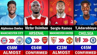 New CONFIRMED and RUMOUR Summer Transfers 2024 🤪🔥 Sergio Ramos Victor Osimhen Alphonso Davies [upl. by Olia916]