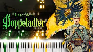 Unter dem Doppeladler  PIANO TUTORIAL [upl. by Natividad933]