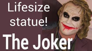 Lifesize Joker statue by Muckle Mannequins  FullHD [upl. by Nairred]