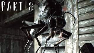 RESIDENT EVIL 7 Walkthrough Gameplay Part 8  Giant Bugs RE7 [upl. by Beberg]