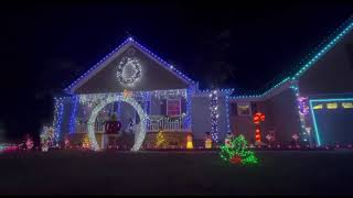 Dances Bay Christmas Light Show Christmas Attraction in Elizabeth City North Carolina [upl. by Enelime]