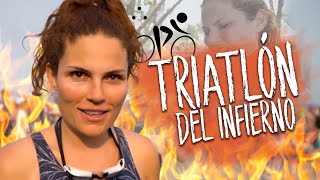 MI PRIMER TRIATLÓN casi MUER0  Delia García [upl. by Terrilyn264]