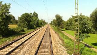 HD720cam  Führerstandsmitfahrt  Freiburg  Riegel  Herbolzheim  Offenburg [upl. by Pollard]