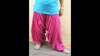 Patiyala Salwar Cutting amp Stitching  TAMIL DIY [upl. by Estus756]