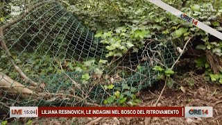 Liliana Resinovich le indagini nel bosco del ritrovamento  Ore 14 del 09042024 [upl. by Grieve]