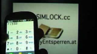 UNLOCK CODE BY IMEI Samsung Corby GTS3650 wwwSIMUNLOCKme Phone Freeze [upl. by Aidin]