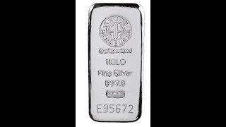 1 Kilo Argor Heraeus Silver Cast Bar 999 Fine from Bullion Exchanges [upl. by Ayyidas118]