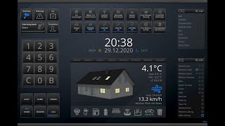 Smarthome Dashboard UHD  DesignPack  Homematic amp Mediola AIO NEO Creator  Smart Home Steuerung [upl. by Palocz]