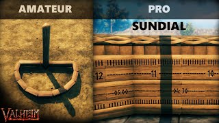 Three Levels of Sundial 🕗 Valheim Time Keeping [upl. by Kung]