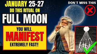 ✅Full Moon January 2024 Ritual  Manifest Anything Extrememly Fast💛  Leo Full Moon 2024 [upl. by Heiner30]