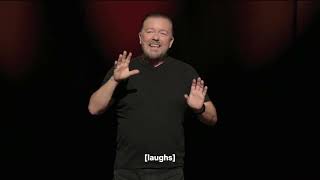 Ricky Gervais  Armageddon  Disabled Toddler Joke [upl. by Notla998]