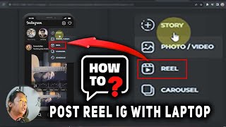 Cara Upload IG Reels Update di laptop Gratis [upl. by Freddy]