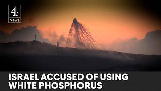 Israel accused of using white phosphorus in Lebanon as tensions escalate [upl. by Arleyne]