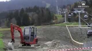 Bau der Hausbergbahn GarmischPartenkirchen [upl. by Carpet8]