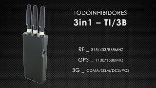 Inhibidor de frecuencia móvil GSM GPRS 3G y GPS [upl. by Hovey]