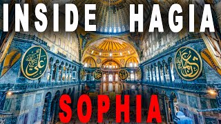 Inside Hagia Sophia Grand Mosque Istanbul Turkey [upl. by Zeugirdor6]