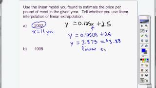 Linear Interpolation vs Linear Extrapolation [upl. by Ynaffi]