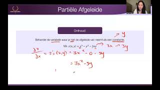 Kennisclip Partiële Afgeleiden  Wiskunde voor Bedrijfskunde  VU Bedrijfskunde [upl. by Anum]