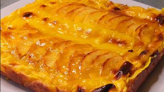 EL POSTRE DE MANZANA 🍎 MÁS RICO Y FÁCIL EN 5 MINUTOS CON 3 MANZANAS y 2 HUEVOS TARTA DE MANZANA 🤤 [upl. by Justin]