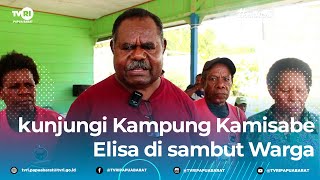 Kunjungi Kampung Kamisabe Elisa Kambu Disambut Warga [upl. by Amor483]