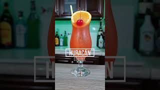 Receta rápida y fácil 🍹 Aprende a preparar el Delicioso Cóctel Huracán en segundos shorts [upl. by Rains]