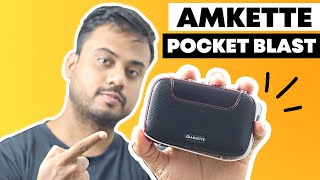 Amkette Pocket Blast Review  Best Bluetooth Speakers under 1500 [upl. by Eisenstark]