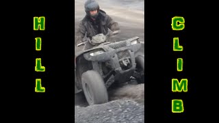 Suzuki 450 KingQuad Hill Climb [upl. by Ridglee]